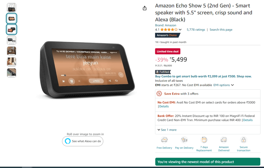 amazon echo show10