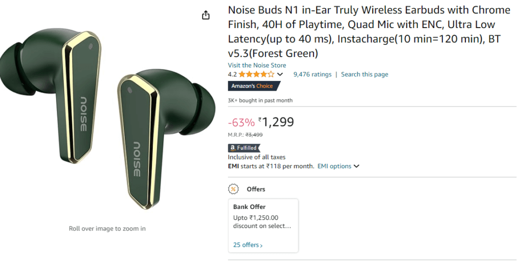 noise wireless earbuds